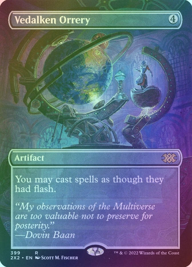 Vedalken Orrery (2X2) (399) / Borderless / Foil