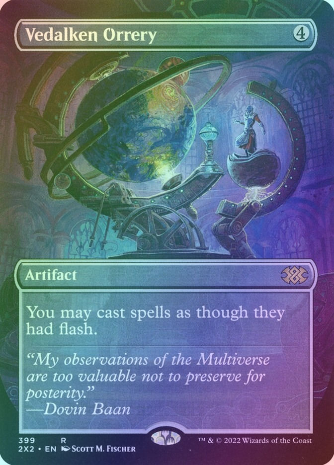 Vedalken Orrery (2X2) (399) / Borderless / Foil