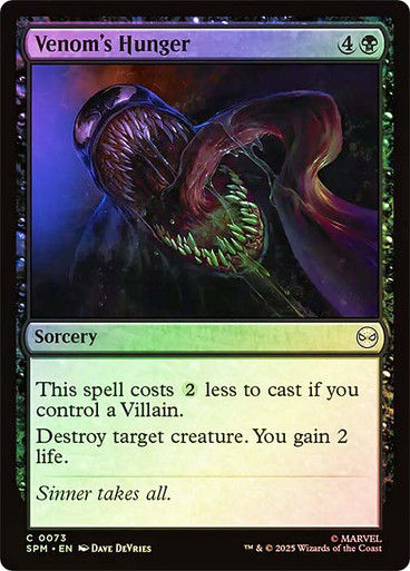 Venom's Hunger (SPM) (73) / Foil