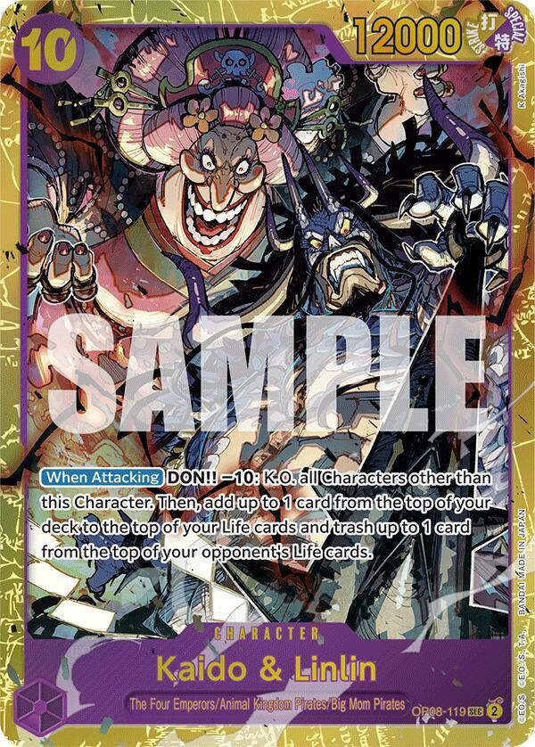 Kaido & Linlin (OP08-119) / Foil