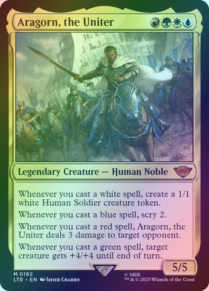 Aragorn, the Uniter (LTR) (192) / Foil