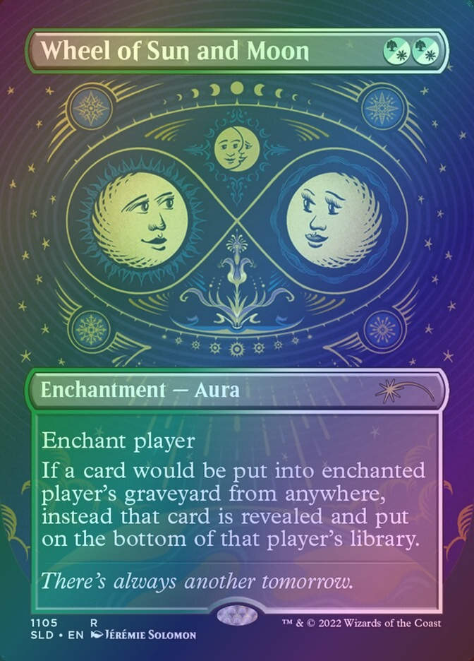 Wheel of Sun and Moon (SLD) (1105) / Borderless / Foil