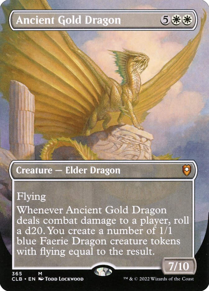 Ancient Gold Dragon (CLB) (365) / Borderless