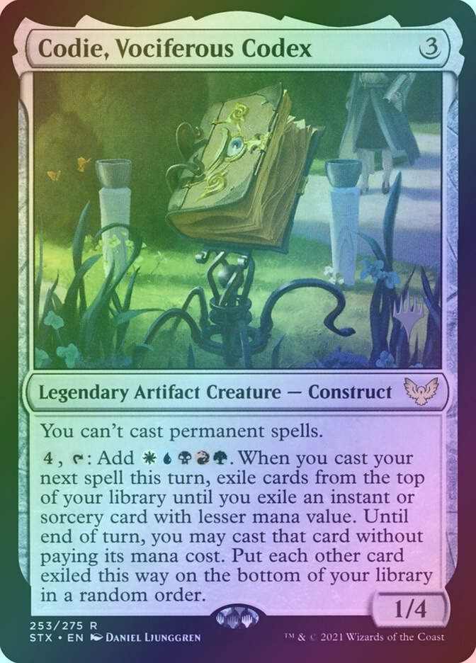 Codie, Vociferous Codex (PSTX) (253p) / Foil