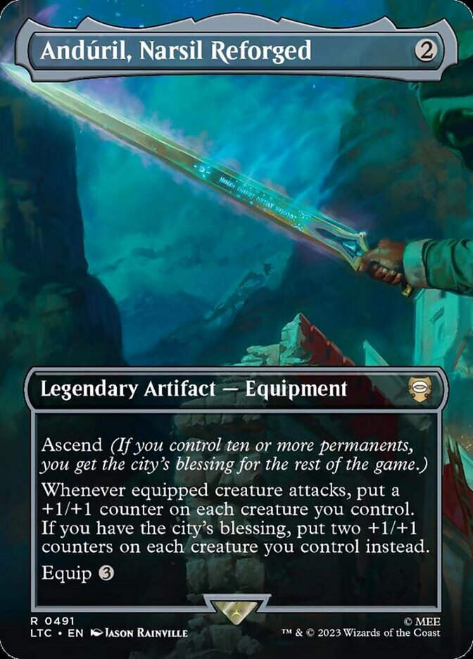 Andúril, Narsil Reforged (LTC) (491) / Borderless