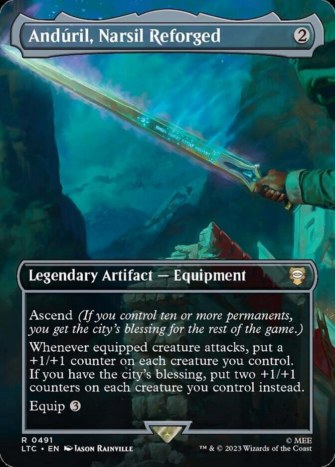 Andúril, Narsil Reforged (LTC) (491) / Borderless