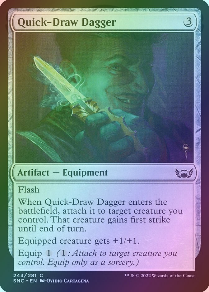Quick-Draw Dagger (SNC) (243) / Foil