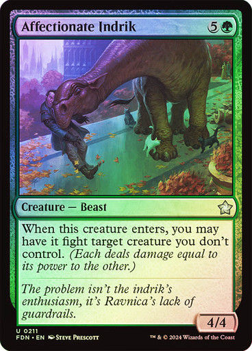 Affectionate Indrik (FDN) (211) / Foil