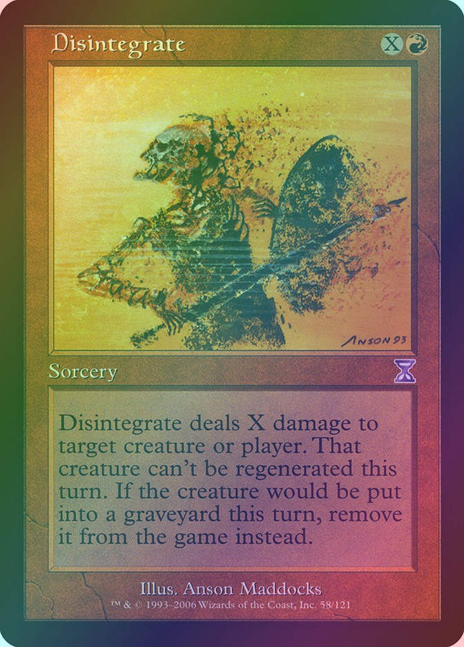 Disintegrate (TSB) (58) / Foil