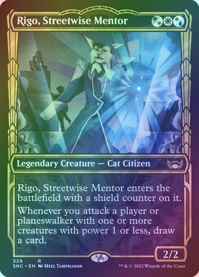 Rigo, Streetwise Mentor (SNC) (329) / Showcase / Foil