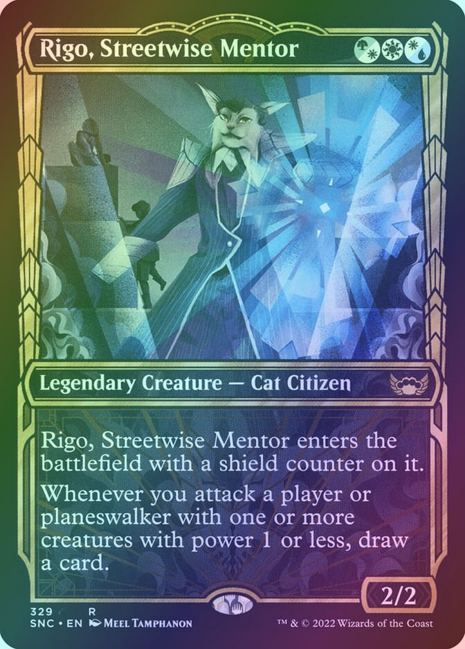Rigo, Streetwise Mentor (SNC) (329) / Showcase / Foil