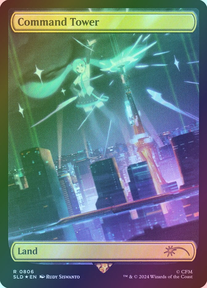 Command Tower (SLD) (806) / Borderless / Foil