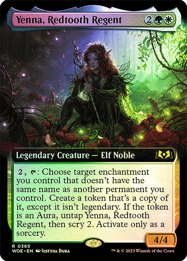 Yenna, Redtooth Regent (woe) / Extended Art Foil