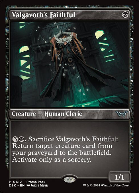 Valgavoth's Faithful (DSK) (412) / Foil / Promo Pack