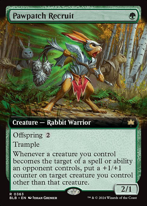 Pawpatch Recruit (blb) (363) / Extended Art