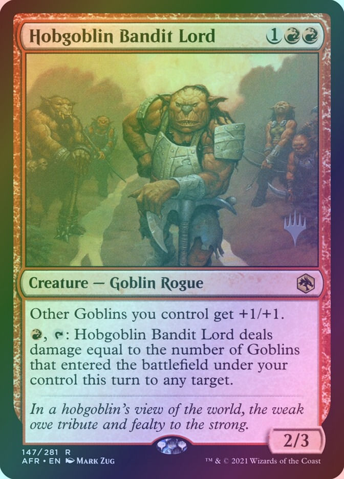 Hobgoblin Bandit Lord (PAFR) (147p) / Foil