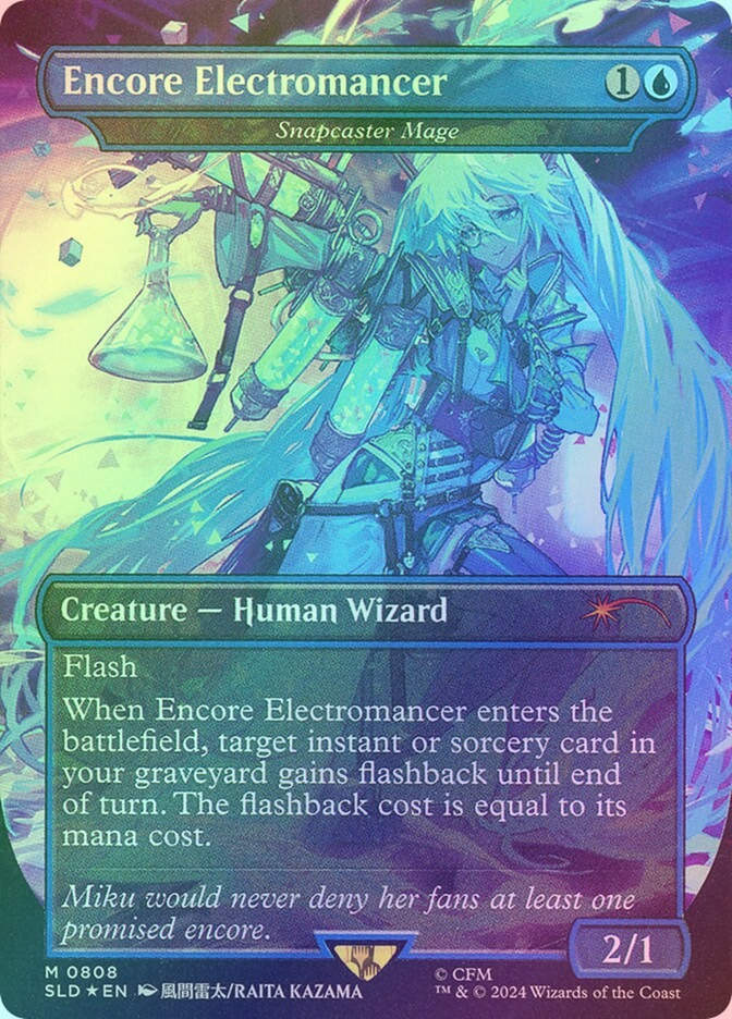 Snapcaster Mage (SLD) (808) / Borderless / Foil