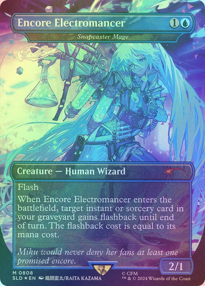 Snapcaster Mage (SLD) (808) / Borderless / Foil