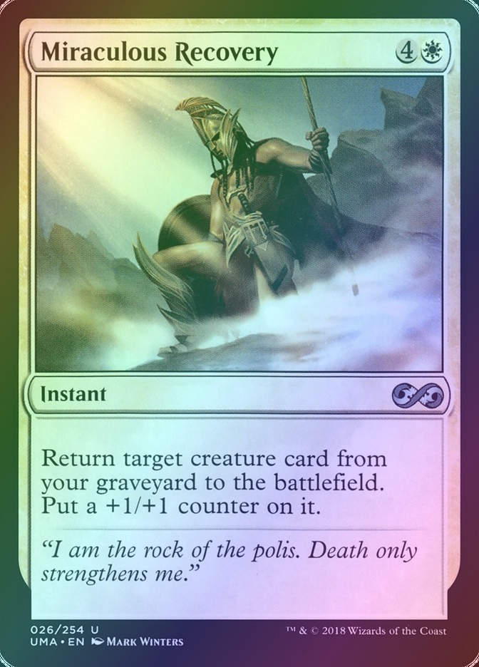 Miraculous Recovery (UMA) (26) / Foil