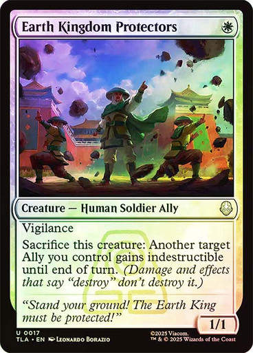 Earth Kingdom Protectors (TLA) (17) / Foil
