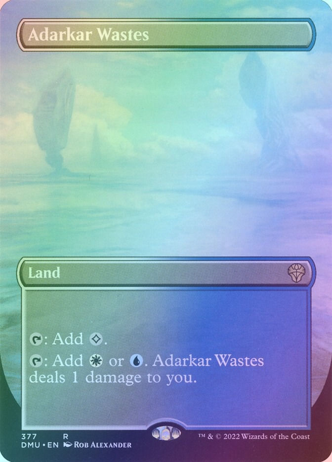 Adarkar Wastes (DMU) (377) / Borderless / Foil