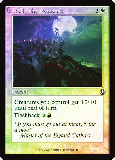 Rally the Peasants (INR) (347) / Foil Retro