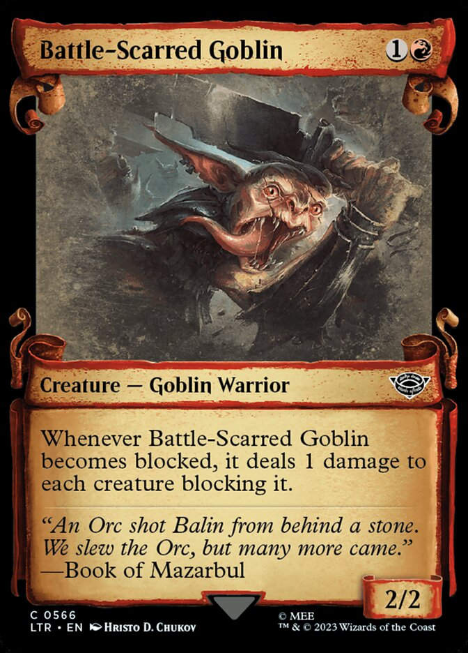 Battle-Scarred Goblin (LTR) (566) / Showcase