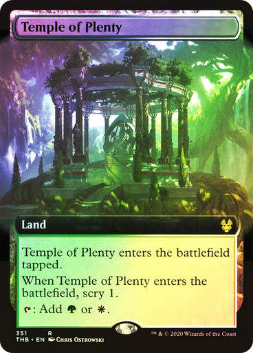 Temple of Plenty (THB) (351) / Extended Art / Foil