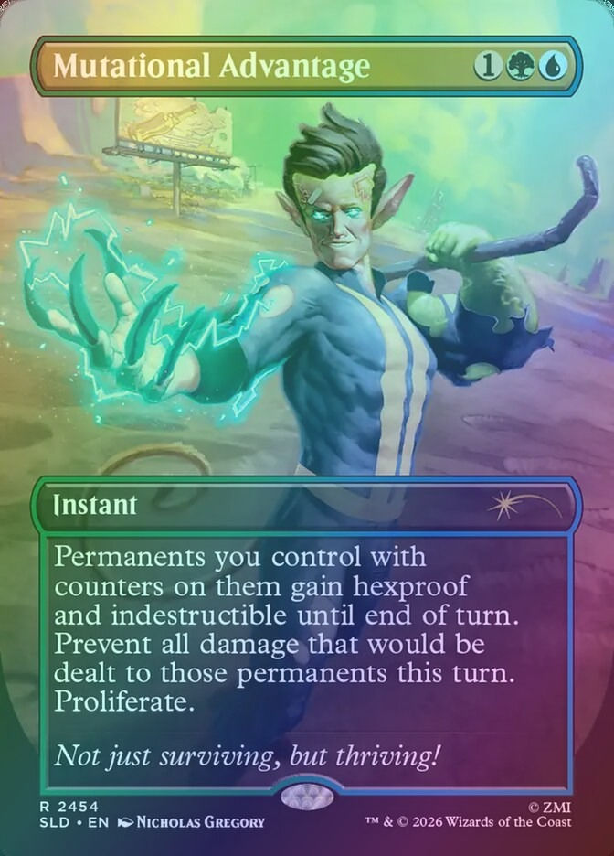Mutational Advantage (SLD) (2454) / Borderless / Foil