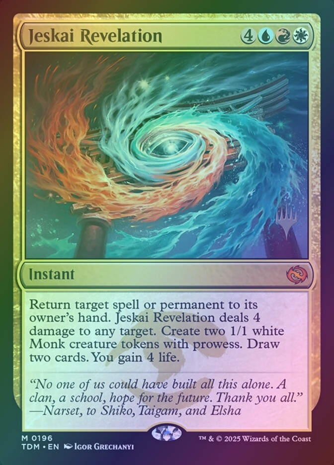 Jeskai Revelation (PTDM) (196p) / Foil