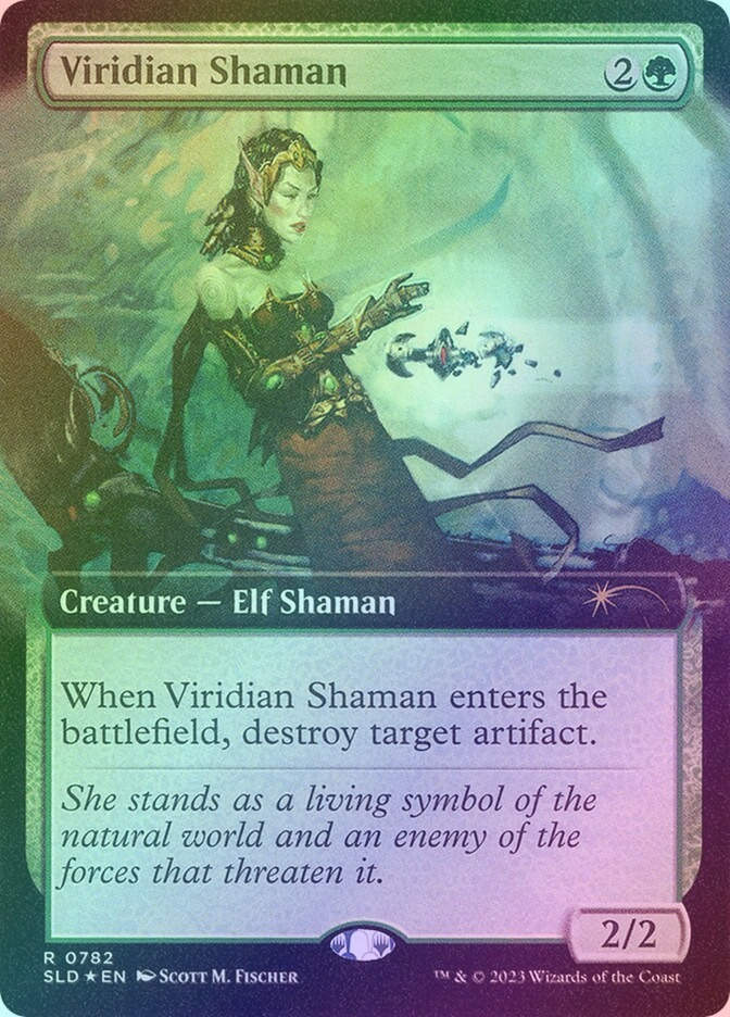 Viridian Shaman (SLD) (782) / Extended Art / Foil