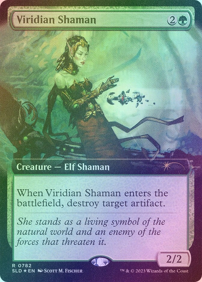 Viridian Shaman (SLD) (782) / Extended Art / Foil