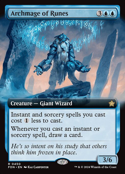 Archmage of Runes (FDN) (450) / Extended Art