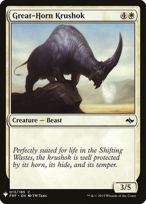 Great-Horn Krushok (PLST) (FRF-13)