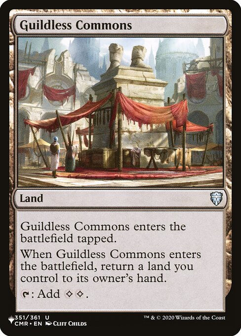 Guildless Commons (PLST) (CMR-351)