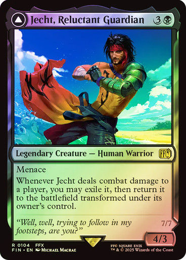 Jecht, Reluctant Guardian // Braska's Final Aeon (FIN) (104) / Foil