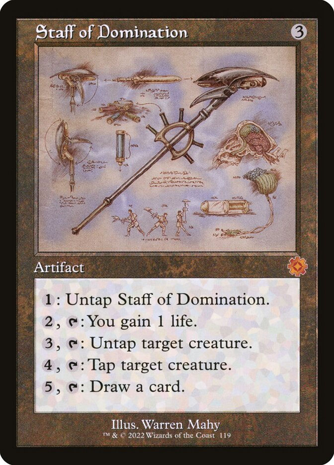 Staff of Domination (BRR) (119) / Schematic