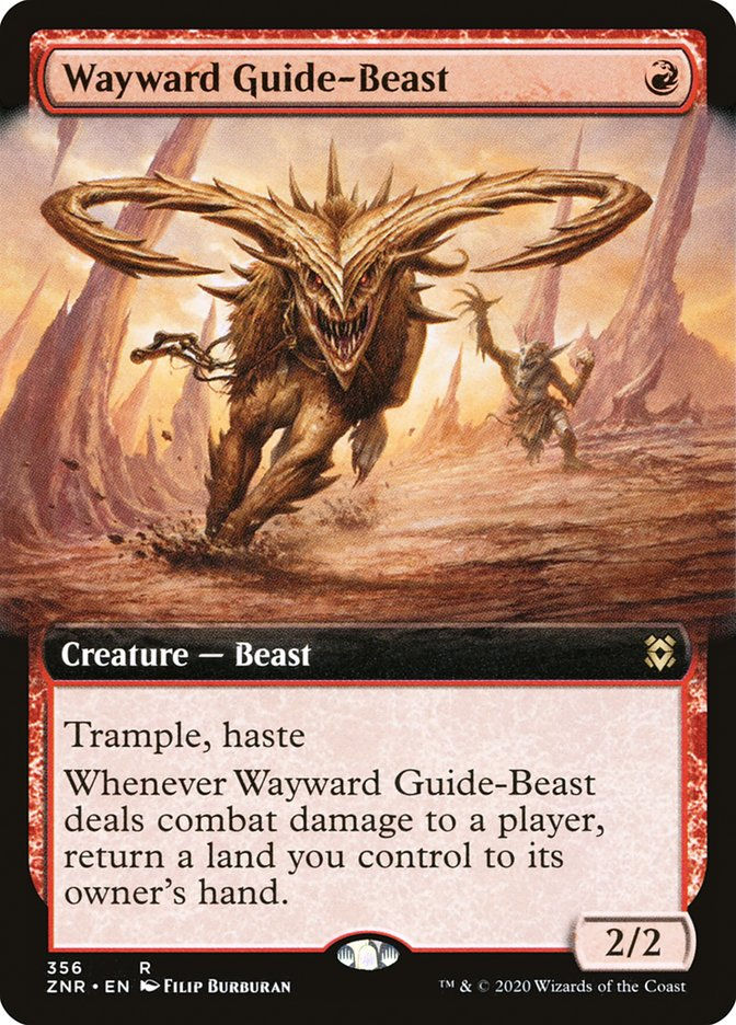 Wayward Guide-Beast (ZNR) (356) / Extended Art