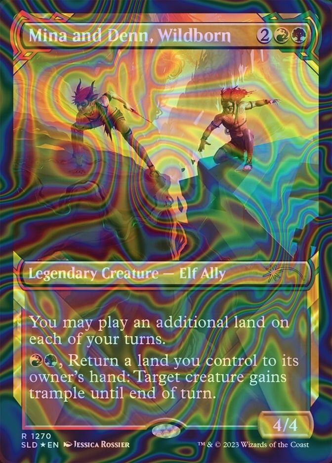 Mina and Denn, Wildborn (SLD) (1270) / Showcase / Halo Foil