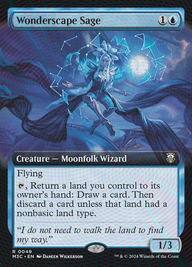 Wonderscape Sage (M3C) (49) / Extended Art / Ripple Foil