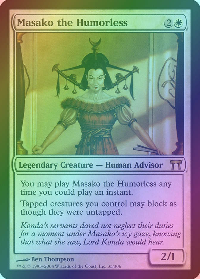 Masako the Humorless (CHK) (33) / Foil