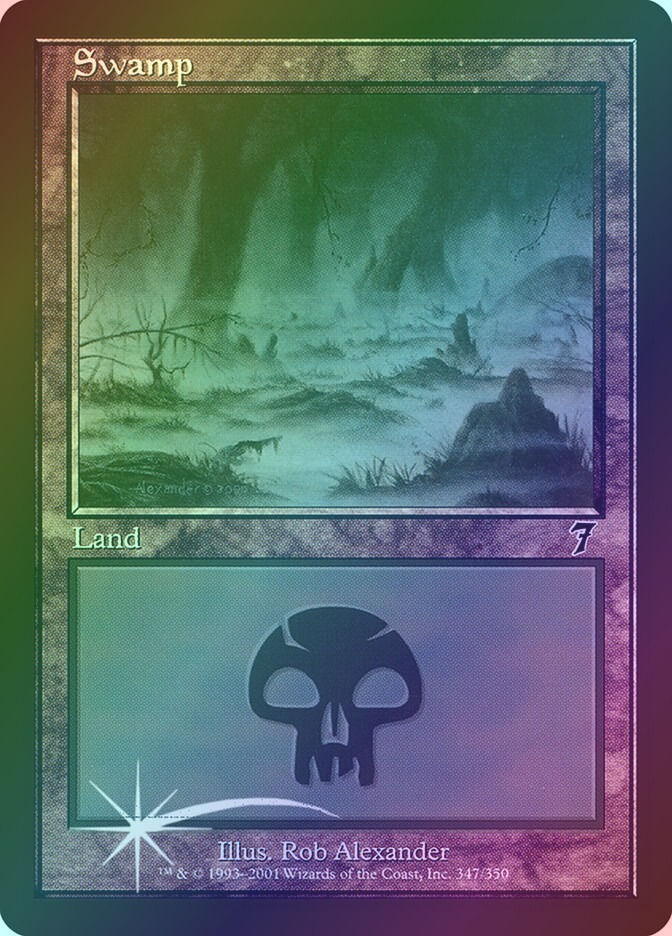 Swamp (7ED) (347★) / Foil