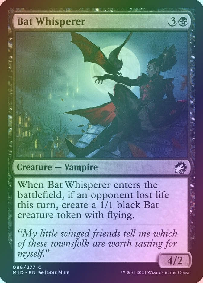 Bat Whisperer (MID) (86) / Foil