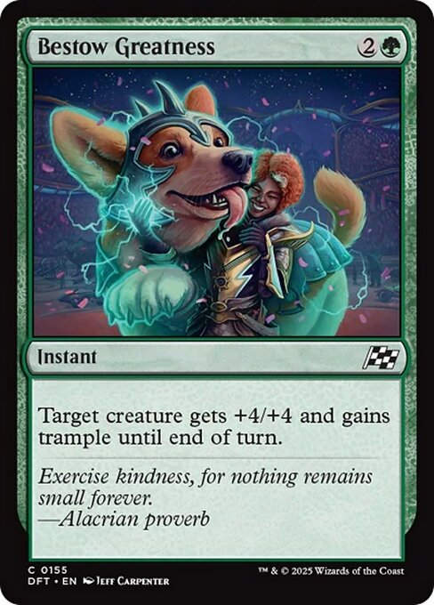 Bestow Greatness (DFT) (155)