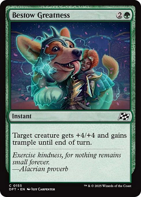 Bestow Greatness (DFT) (155)