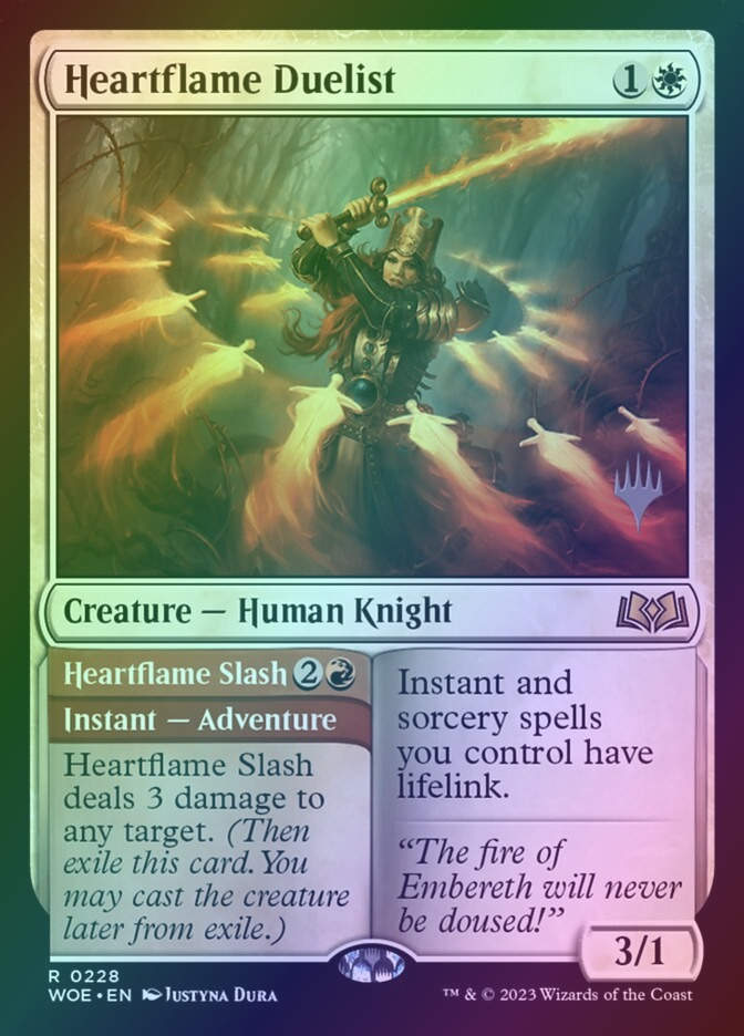 Heartflame Duelist // Heartflame Slash (PWOE) (228p) / Foil