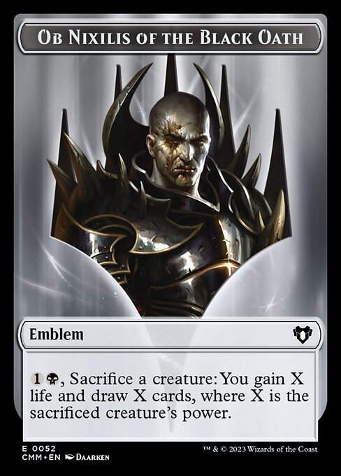 Ob Nixilis of the Black Oath Emblem (tcmm)