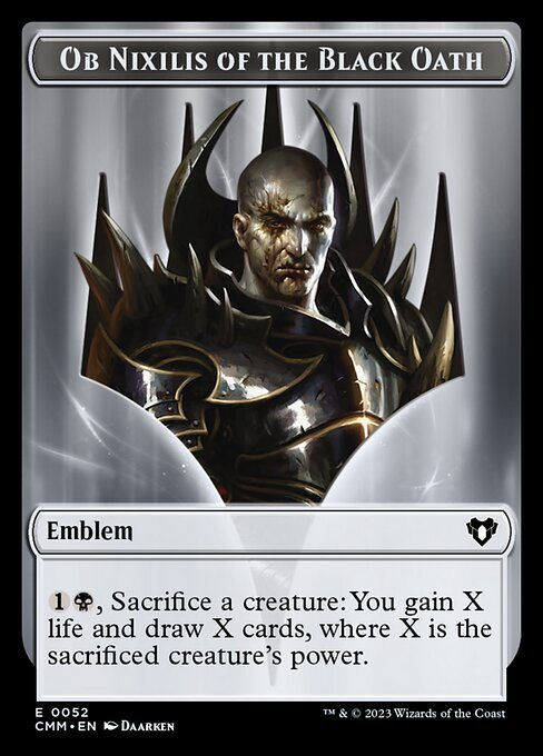 Ob Nixilis of the Black Oath Emblem (tcmm)