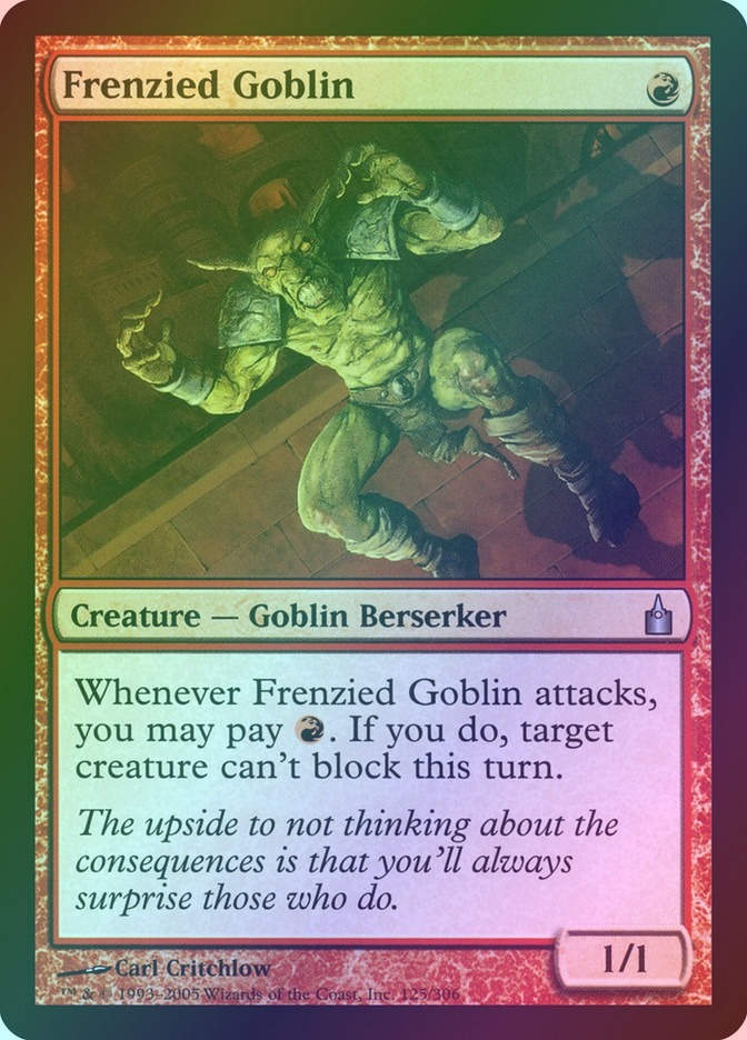 Frenzied Goblin (RAV) (125) / Foil