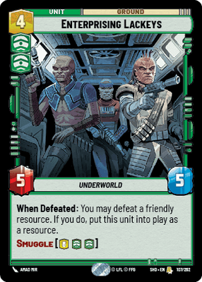 Enterprising Lackeys (SHD_#107/262) / Foil